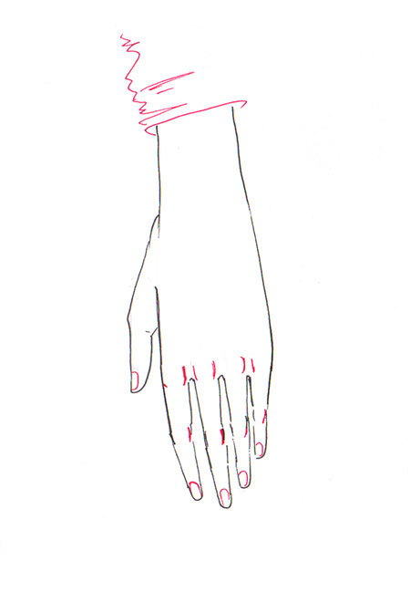 Eller pozisyonları ve farklı bakış açıları: adım öğretici eller adım çizmek için