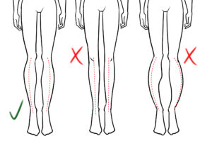 Common mistakes in drawing the legs