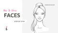 How To Draw Front View Face step by step tutorial cover &ndash; face, fashion faces, how to draw faces &ndash; How to draw faces