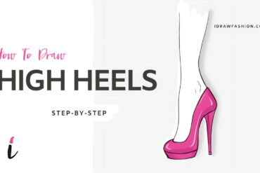 How To Draw High Heels step by step tutorial cover 2 &ndash; Shoes &ndash; How to draw high heels