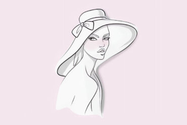 learn how to draw large brim hat - step by step tutorial for fashion design sketches