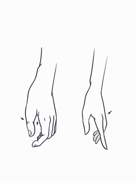 differences-between-fashion-and-normal-body-hands-step-5