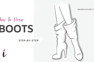 How To Draw Boots step by step tutorial cover &ndash; Shoes &ndash; How to draw boots