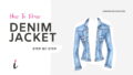 How To Draw Denim step by step tutorial cover – denim, draw clothes, draw textile, fabric, texture – How to draw denim jacket