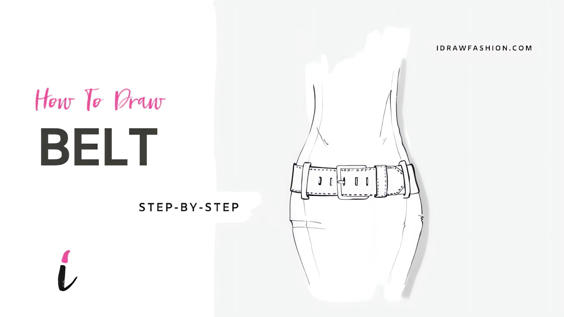 How To Draw Belt step by step tutorial cover &ndash; Others ACC &ndash; How to draw a belt