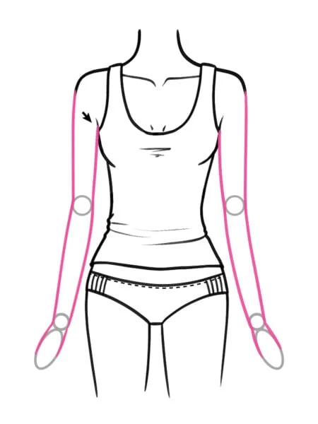 How-to-draw-arms-step 4