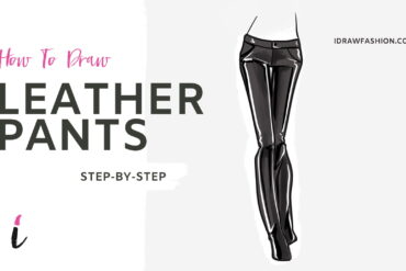 How To Draw Leather Pants step by step tutorial cover &ndash; CLOTHES &ndash; How to draw leather pants