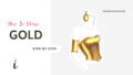 How to draw gold metal step-by step tutorial