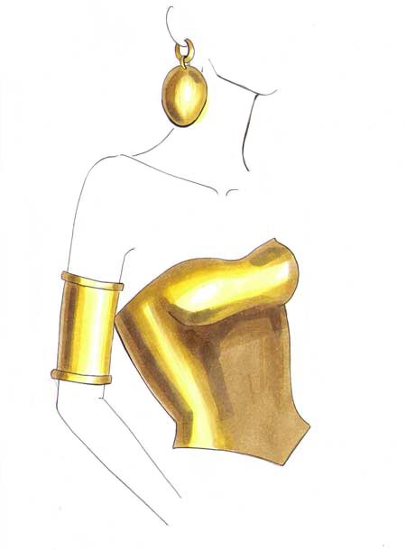 How to draw gold 06 – coloring, gold, metal – How to draw gold