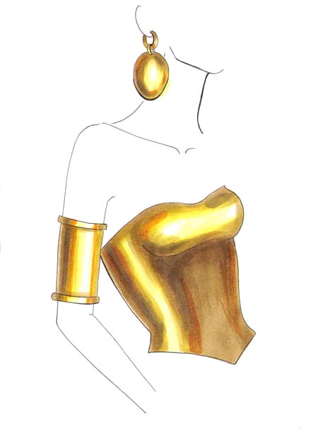How to draw gold 08 – coloring, gold, metal – How to draw gold