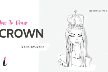 How To Draw Crown step by step tutorial cover &ndash; crown &ndash; How to draw a crown