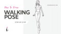 How To Draw Walking Pose step by step tutorial cover &ndash; arms, fashion figure, figure, hairstyle, legs, pose &ndash; How to draw walking poses