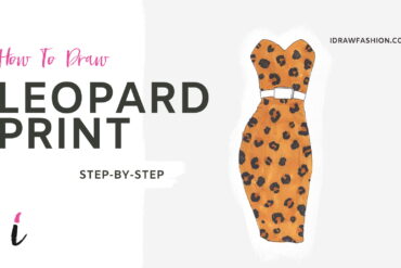 How To Draw Leopard Print step by step tutorial cover – pattern – How to draw a leopard print