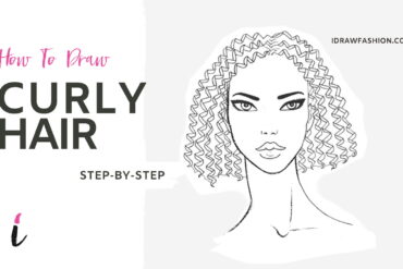 How To Draw Curly Hair step by step tutorial cover 1 &ndash; Head &ndash; How to draw curly hair