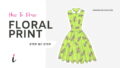 How To Draw Floral Print step by step tutorial cover &ndash; fabric, floral, flowers, pattern, print &ndash; How to draw a floral print