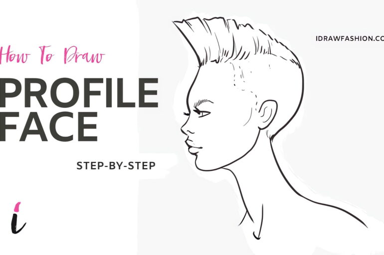 How To Draw Profile Face step by step tutorial cover &ndash; Face &ndash; How to draw a profile