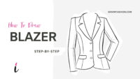 How To Draw Blazer step by step tutorial cover &ndash; draw clothes, draw clothes folds, draw clothing, folds, jacket &ndash; How to draw a blazer