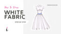 How To Draw White Fabric step by step tutorial cover &ndash; coloring, wedding dress, white &ndash; How to draw white fabric
