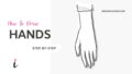 How To Draw Hands step by step tutorial cover 1 &ndash; figure, hand &ndash; How to draw hands