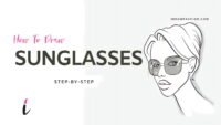 How To Draw Sunglaases step by step tutorial cover &ndash; accessories, glasses, sunglasses &ndash; How to draw sunglasses