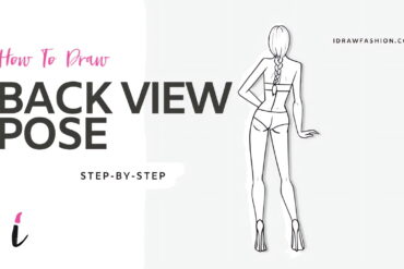 How To Draw Back View Pose step by step tutorial cover – Poses – Draw back view poses