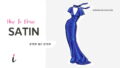 How To Draw Silk And Satin step by step tutorial cover &ndash; fabric, satin, silk &ndash; How to draw silk and satin