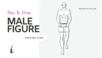 How To Draw Male Figure step by step tutorial cover – figure, male figure, man, pose – How to draw a man figure