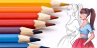 HOW TO COLOR WITH COLOR PENCILS FASHION DESIGN SKETCHES INDEX