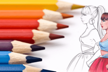 HOW TO COLOR WITH COLOR PENCILS FASHION DESIGN SKETCHES INDEX