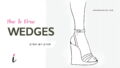 How To Draw Wedges step by step tutorial cover &ndash; accessories, feet, shoes, wedges &ndash; How to draw wedges