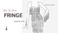 How To Draw Fringe step by step tutorial cover – draw clothes, fringe, how to draw a dress – How to draw fringe