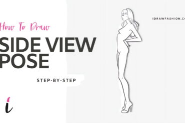 How To Draw Side View Pose step by step tutorial cover – Poses – How to draw side view poses