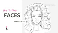 How To Draw Black Girls step by step tutorial cover &ndash; african features, draw african-american, draw face, fashion face, hairstyle, how to draw black girl &ndash; How to draw Black Girls