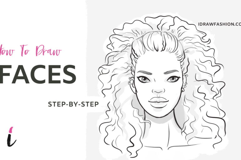How To Draw Black Girls step by step tutorial cover &ndash; hairstyle &ndash; How to draw Black Girls