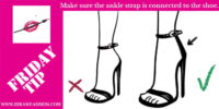 FRIDAY TIP – ankle strap shoes drawing