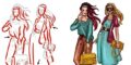 How to color - a beginners guide to coloring fashion sketches