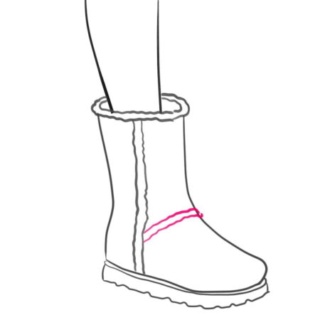 Drawing uggs tutorial - seams