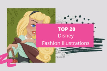 Disney fashion illustrations cover 1 &ndash; princess &ndash; Top 20 Disney Fashion illustrations