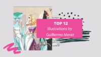 Top 10 meraz – fashion illustrations, Guillermo Meraz, top – Top 12 Illustrations by Guillermo Meraz