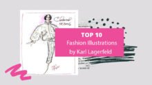 Top 10 fashion illustration by Karl Lagerfeld cover &ndash; designer, fashion, fashion illustrations &ndash; Top 10 fashion illustrations by Karl Lagerfeld