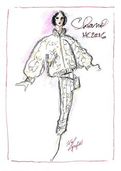 karl lagerfeld fashion illustrations.14PNG &ndash; designer, fashion, fashion illustrations &ndash; Top 10 fashion illustrations by Karl Lagerfeld