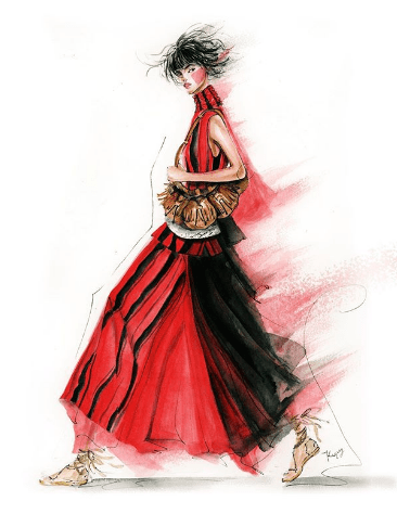water color fashion illustration.10PNG – fashion, fashion illustrations – Top 10 watercolor fashion illustrations
