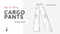 How To Draw Cargo Pants step by step tutorial cover – cargo pants, cargo pants drawing, draw clothes, draw pants, folds drawing – How to draw Cargo pants