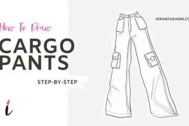 How To Draw Cargo Pants step by step tutorial cover &ndash; CLOTHES &ndash; How to draw Cargo pants