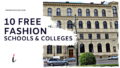 10 free fashion schools and colleges list – fashion college, fashion school – 10 FREE Fashion Schools and Colleges