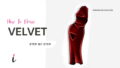 How To Draw Velvet step by step tutorial cover &ndash; draw textile, draw velvet, fabric, folds drawing, velvet, velvet dress &ndash; How to draw velvet