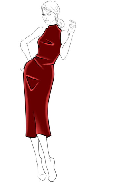 how to draw velvet step 7 - shadows