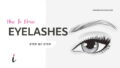 How To Draw Eyelashes step by step tutorial cover &ndash; draw eyelashes, draw eyes, drawing tips, drawing tutorial, eyes &ndash; How To Draw Eyelashes