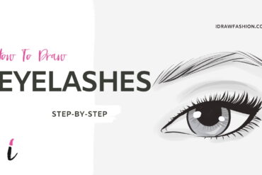 How To Draw Eyelashes step by step tutorial cover &ndash; drawing tutorial &ndash; How To Draw Eyelashes
