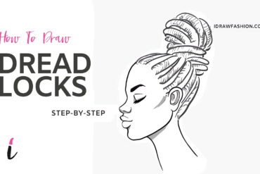 How To Draw Dreadlocks step by step tutorial cover &ndash; Head &ndash; How To Draw Dreadlocks
